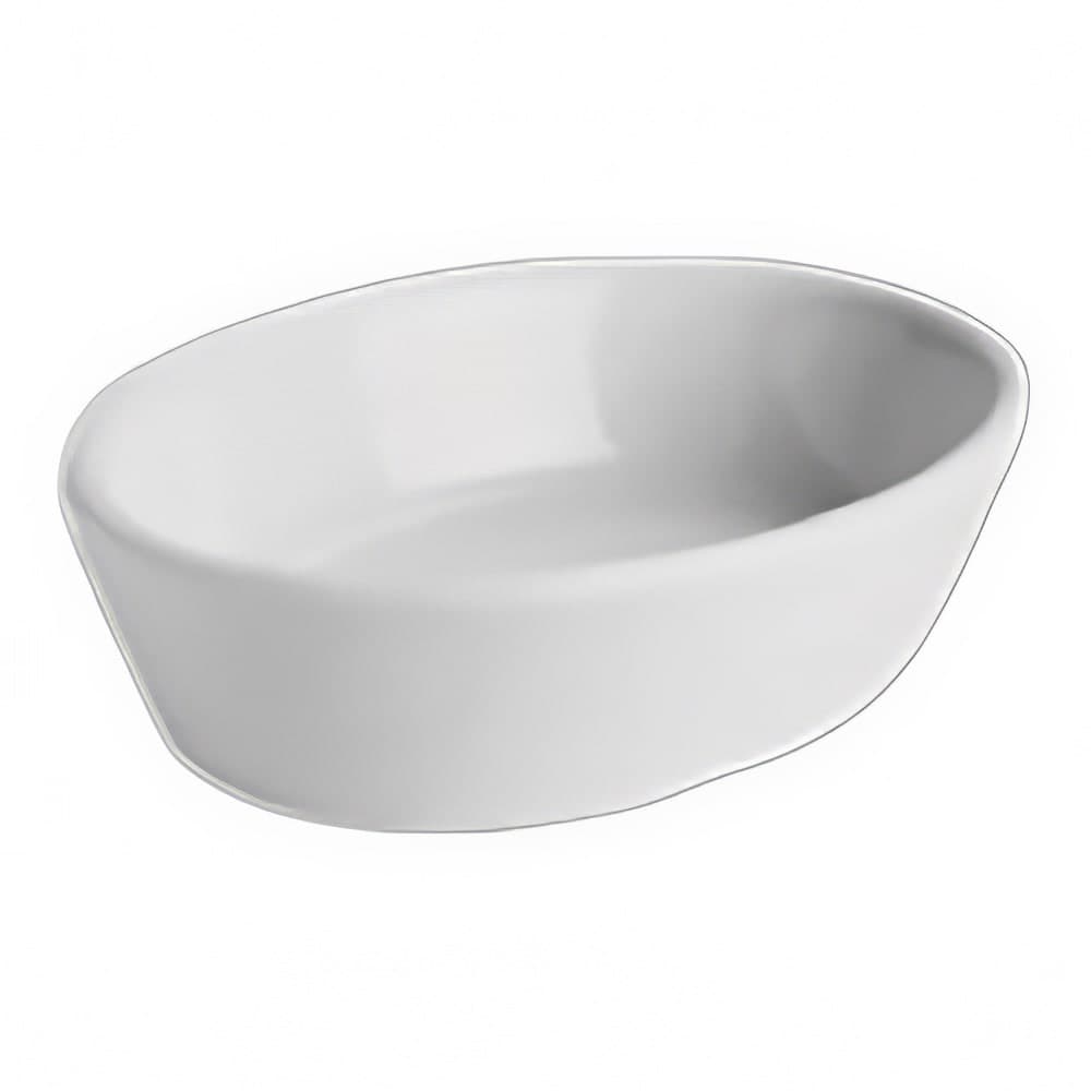 Hall China 8 oz Oval Fort Pitt Baker Dish - China, Bright White (HL570343ABWA)