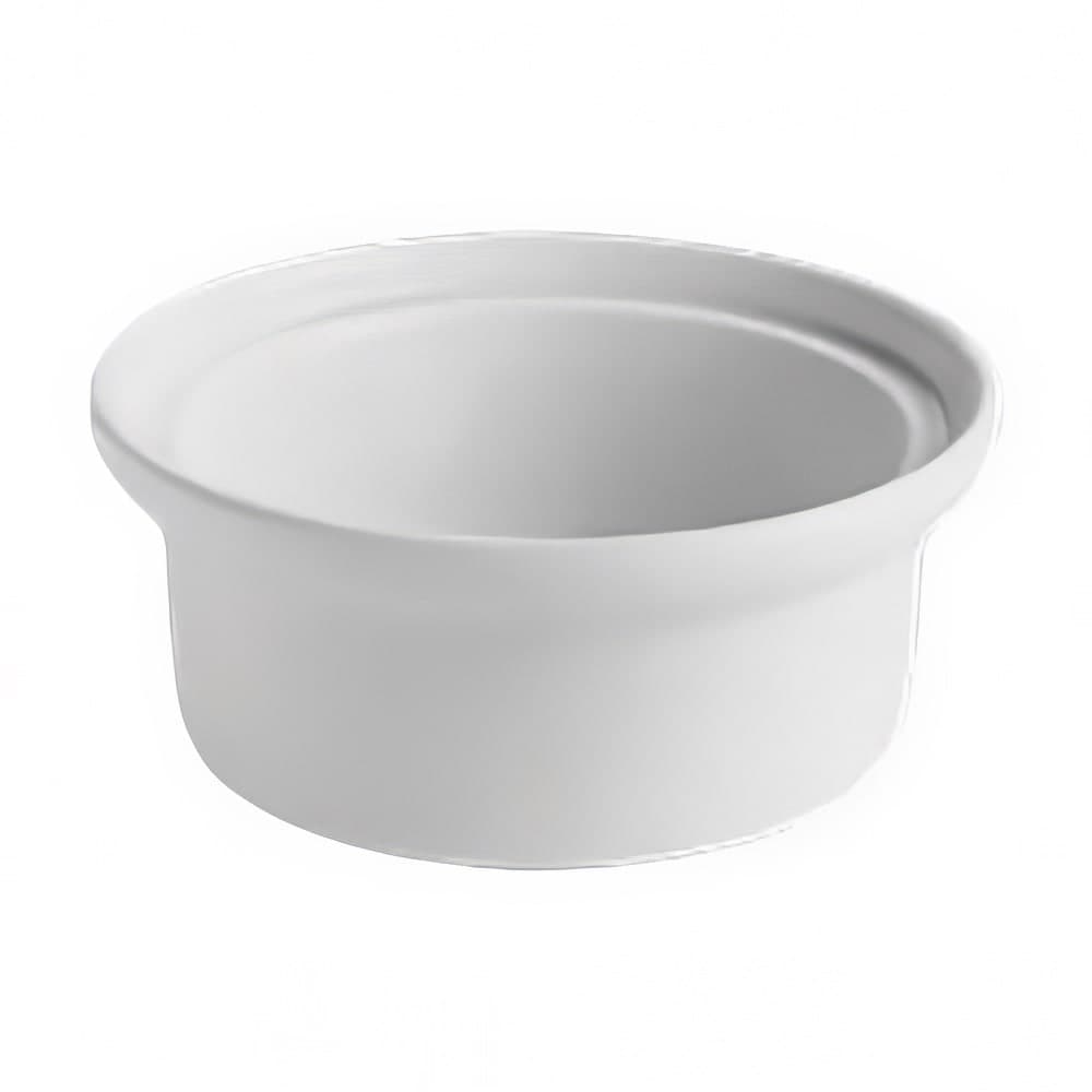 Hall China 9 oz Round Casserole Dish - China, Bright White (HL630BBWA)