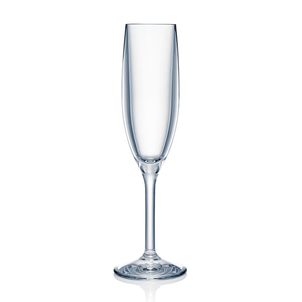 Strahl 5 1/2 oz Design Champagne Flute, Plastic, Clear (N402503)