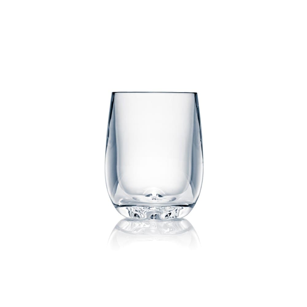Strahl 8 oz Design Stemless Osteria Chardonnay Glass, Plastic, Clear (N407503)
