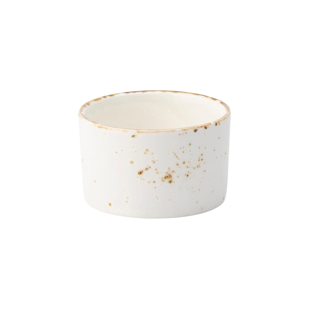 Steelite UCT9088 3 1/2 oz Utopia Umbra Round Ramekin - Porcelain, White