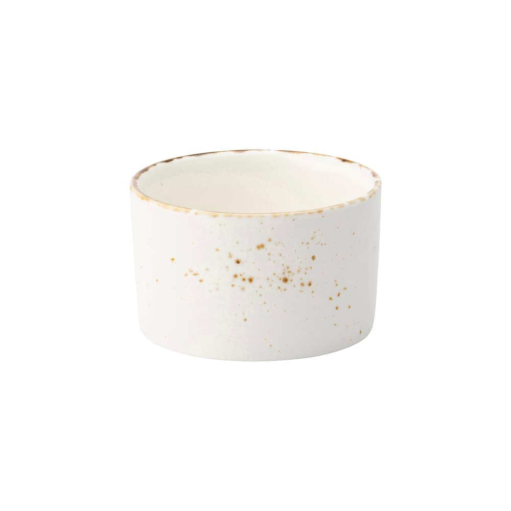 Steelite UCT9091 6 3/4 oz Utopia Umbra Round Ramekin - Porcelain, White
