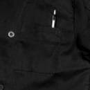 Chef Revival Chef's Jacket w/ Long Sleeves - Poly/Cotton, Black, 3X (J071BK-3X) thumbnail 6