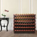 Vinotemp EP-4472-108S 31 1/4"H Epicureanist Commercial Wine Rack w/ (108) Bottle Capacity, Pine Wood, Stained thumbnail 5