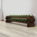 Vinotemp EP-4472-22S 11"H Epicureanist Commercial Wine Rack w/ (22) Bottle Capacity, Pine Wood, Stained thumbnail 2