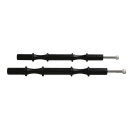 Vinotemp EP-BLACKPEG02 7 7/8" Epicureanist Wine Pegs w/ (2) Bottle Capacity, Black thumbnail 2