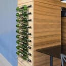 Vinotemp EP-PEGWALL9S 35 3/4"H Epicureanist Commercial Wine Rack w/ (9) Bottle Capacity, Stainless Steel thumbnail 6