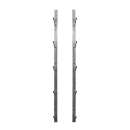 Vinotemp EP-WIRE1MS 35 3/4"H Epicureanist Commercial Wine Rack w/ (5) Bottle Capacity, Stainless Steel thumbnail 2