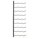 Vinotemp EP-WIRE3B 35 3/4"H Epicureanist Commercial Wine Rack w/ (27) Bottle Capacity, Black thumbnail 2