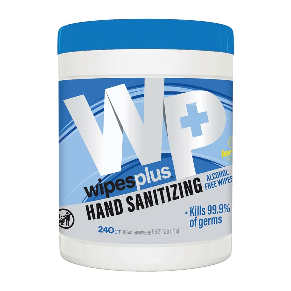 WipesPlus 33803 WipesPlus® Hand Sanitizing  Wipes, Alcohol Free