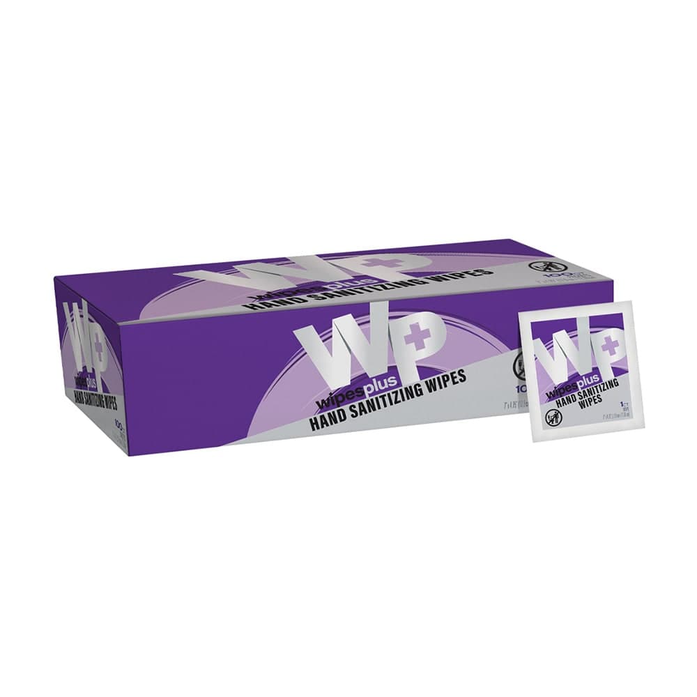 WipesPlus 35004 WipesPlus® Hand Sanitizing  Wipes, 70% Isopropyl Alcohol