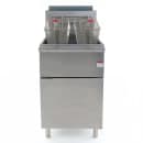 MoTak FF70NG Economy Gas Fryer- (1) 70 lb Vat, Floor Model, Natural Gas thumbnail 2