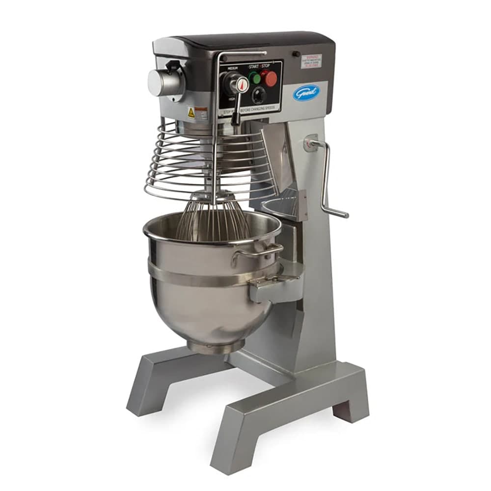 General GEM130 30 qt Planetary Mixer - Bench Model, 1/2 hp, 120v/1ph