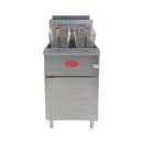 General GFF5-70LP Gas Fryer - (1) 70 lb. Vat, Floor Model, LP Gas thumbnail 2