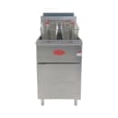 General GFF5-70N Gas Fryer - (1) 70 lb. Vat, Floor Model, Natural Gas thumbnail 2