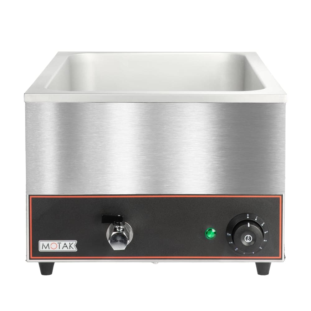 MoTak MBM16F Countertop Food Warmer - Wet w/ (1) Full Size Pan Wells, 120v