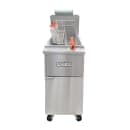 MoTak MGF3-N-C Gas Fryer - (1) 40 lb Vat, Floor Model, Natural Gas thumbnail 2