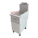 MoTak MGF3-N-C Gas Fryer - (1) 40 lb Vat, Floor Model, Natural Gas thumbnail 3