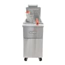 MoTak MGF4-N-C Gas Fryer - (1) 50 lb Vat, Floor Model, Natural Gas thumbnail 2