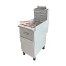 MoTak MGF4-N-C Gas Fryer - (1) 50 lb Vat, Floor Model, Natural Gas thumbnail 3