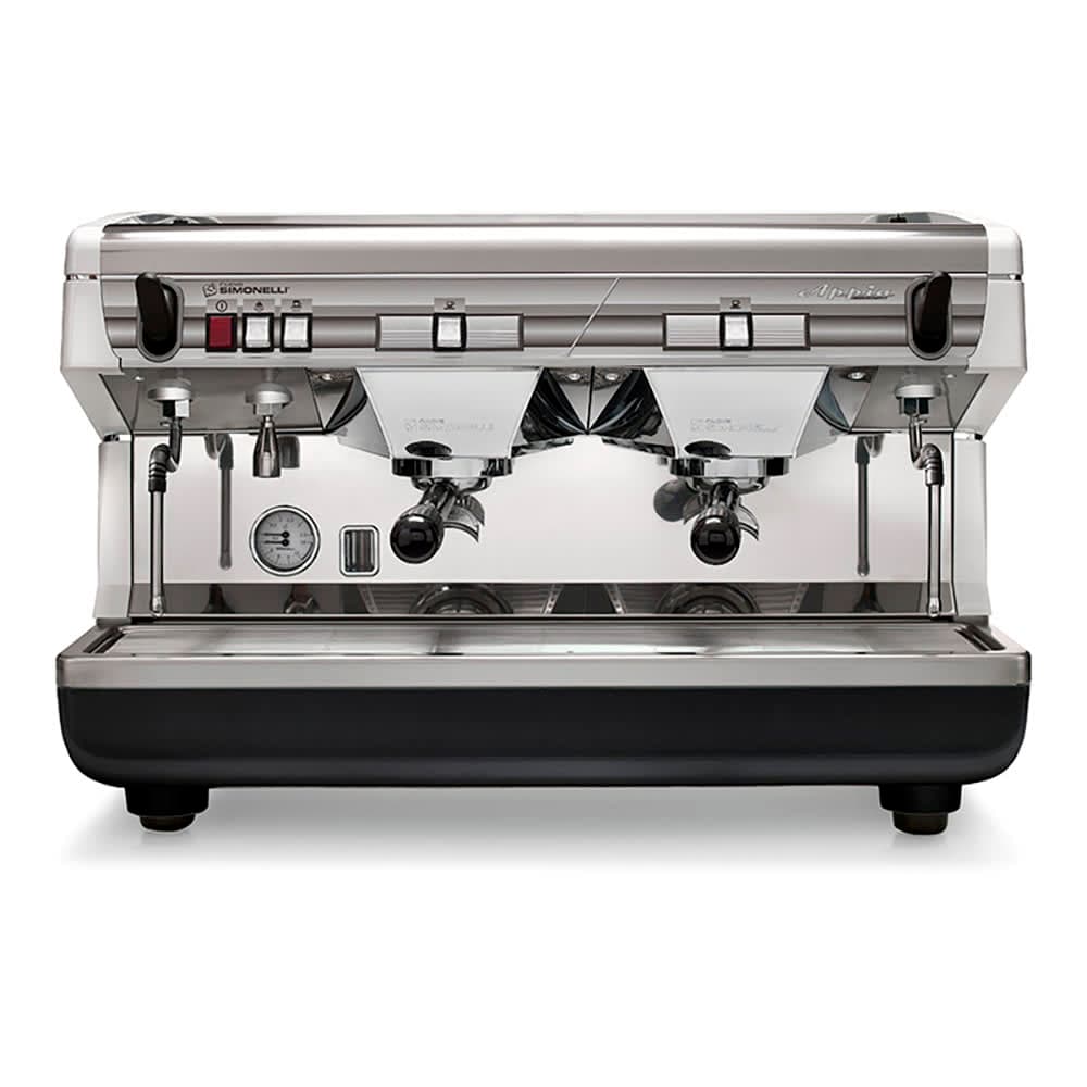 Nuova Simonelli Automatic Espresso Machine w/ (2) Group & 11 liter Boiler - 220v (APPIA LIFE 2GR SEMI)
