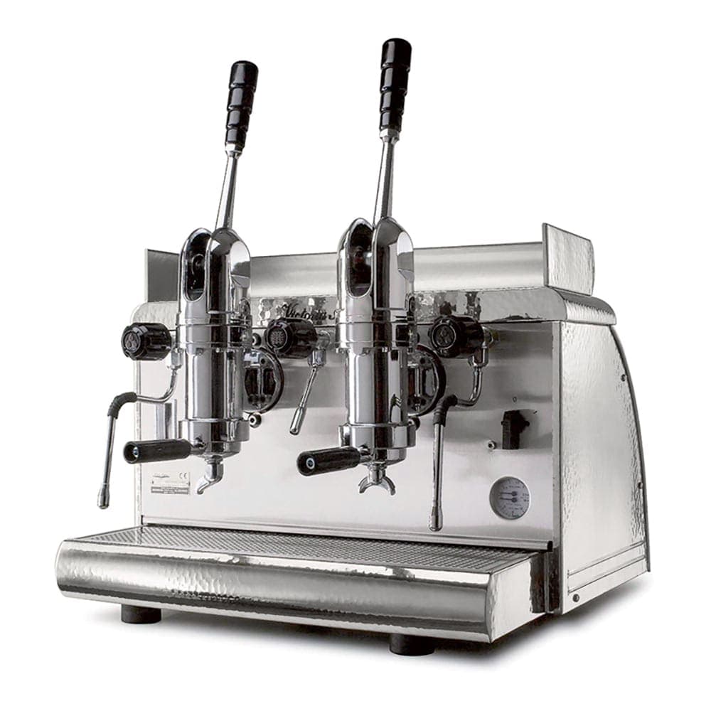 Victoria Arduino ATHENA LEVA LEVER 2GR Manual Espresso Machine w/ (2) Groups & 15.2 liter Boiler - 208-240v, Chrome