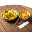 Sustainable Agave Disposable Cutlery Set - Upcycled Agave, Brown (CUTAGAKIT250) thumbnail 5