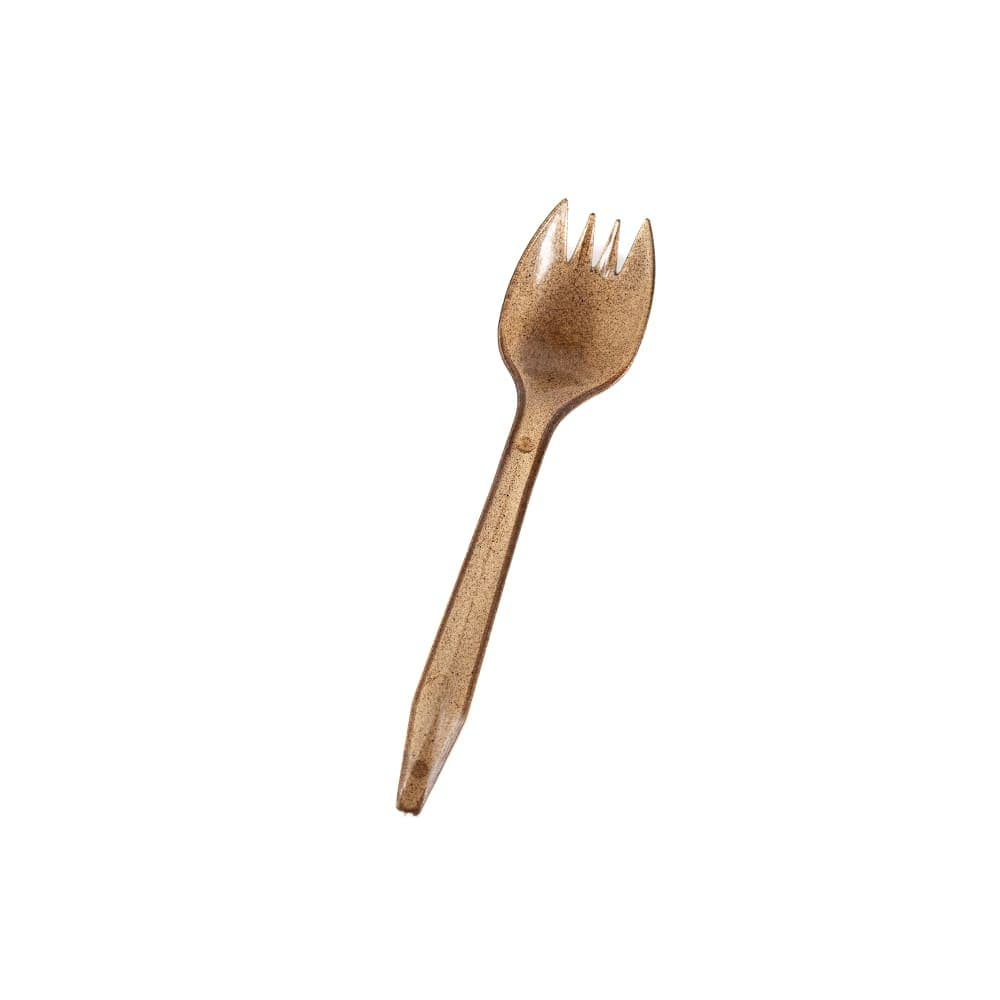 Sustainable Agave Disposable Spork - Upcycled Agave, Brown (SPKAGA1KUNW)
