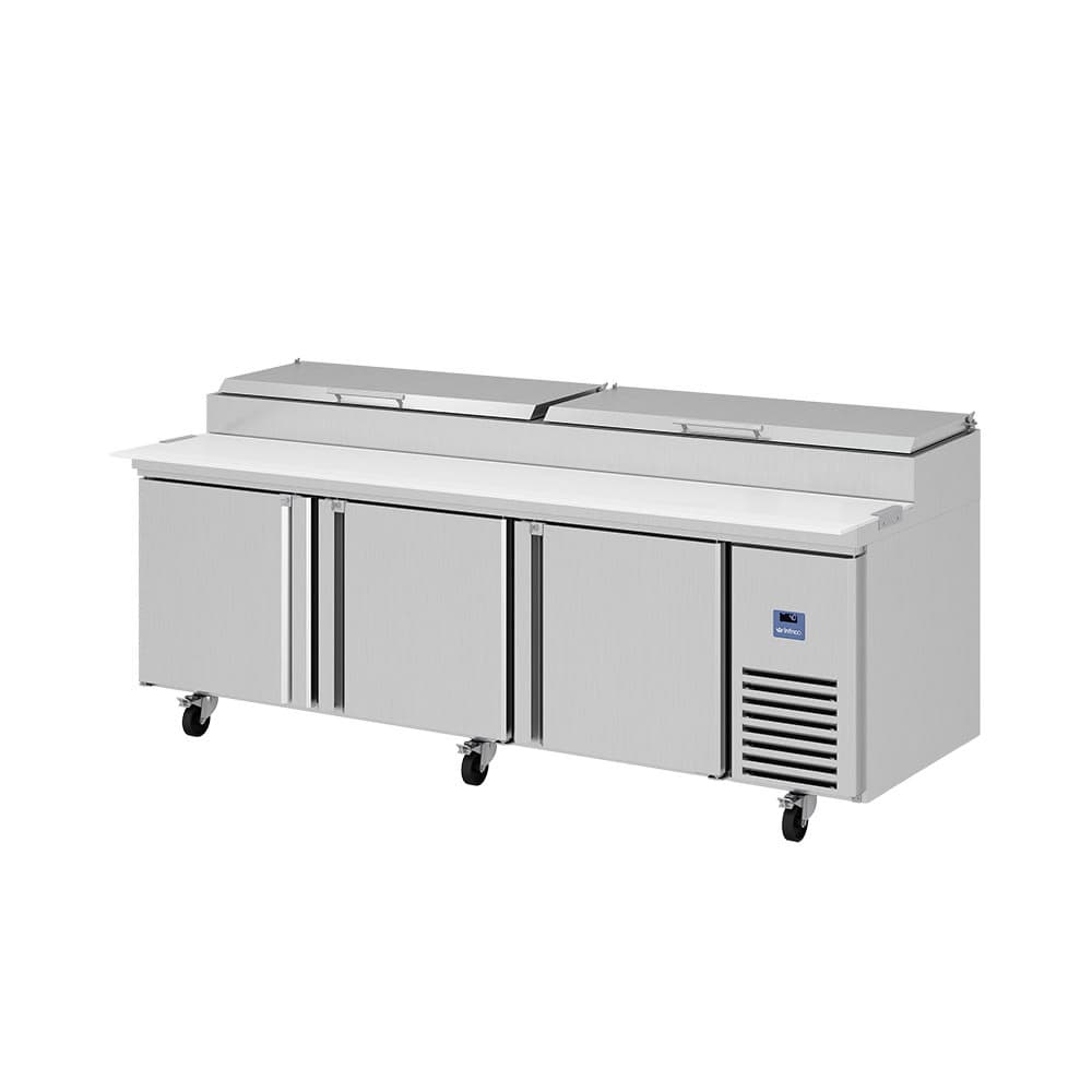 Infrico IRT-MR93EN 93 1/4" MR Series Pizza Prep Table w/ Refrigerated Base, 115v