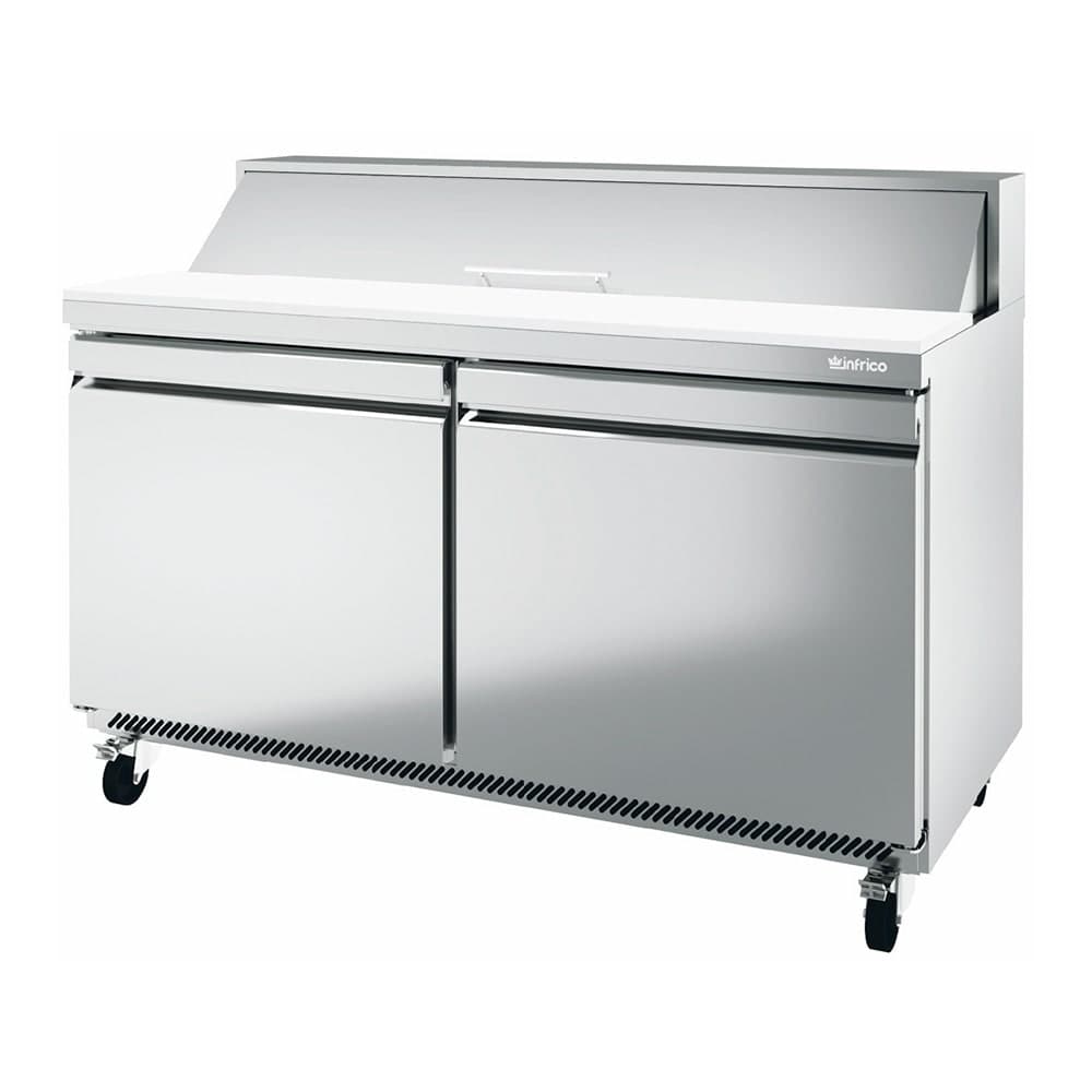 Infrico IRT-UC60P 60 1/2" UC Series Sandwich/Salad Prep Table w/ Refrigerated Base, 115v