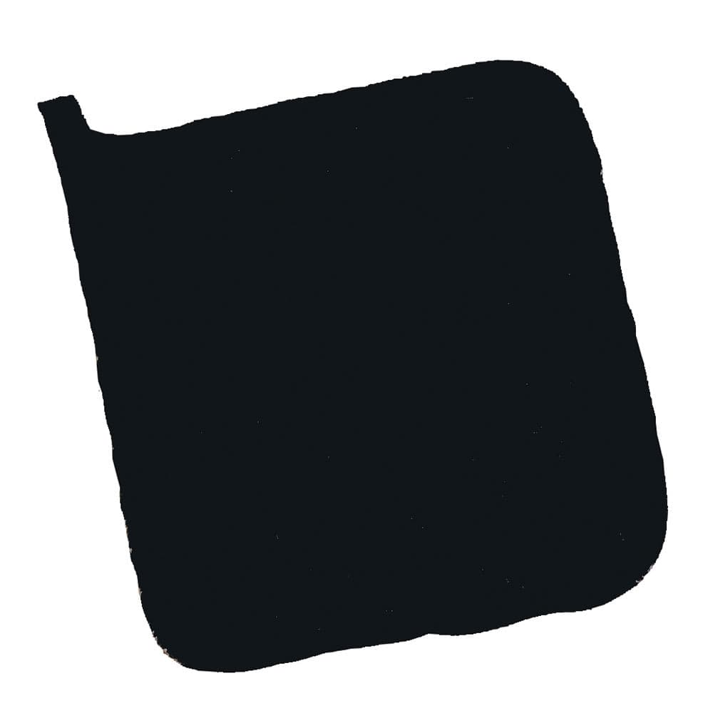 Chef Revival 8" Square Pot Holder - Terry, Black (CLTPH8BK-1)