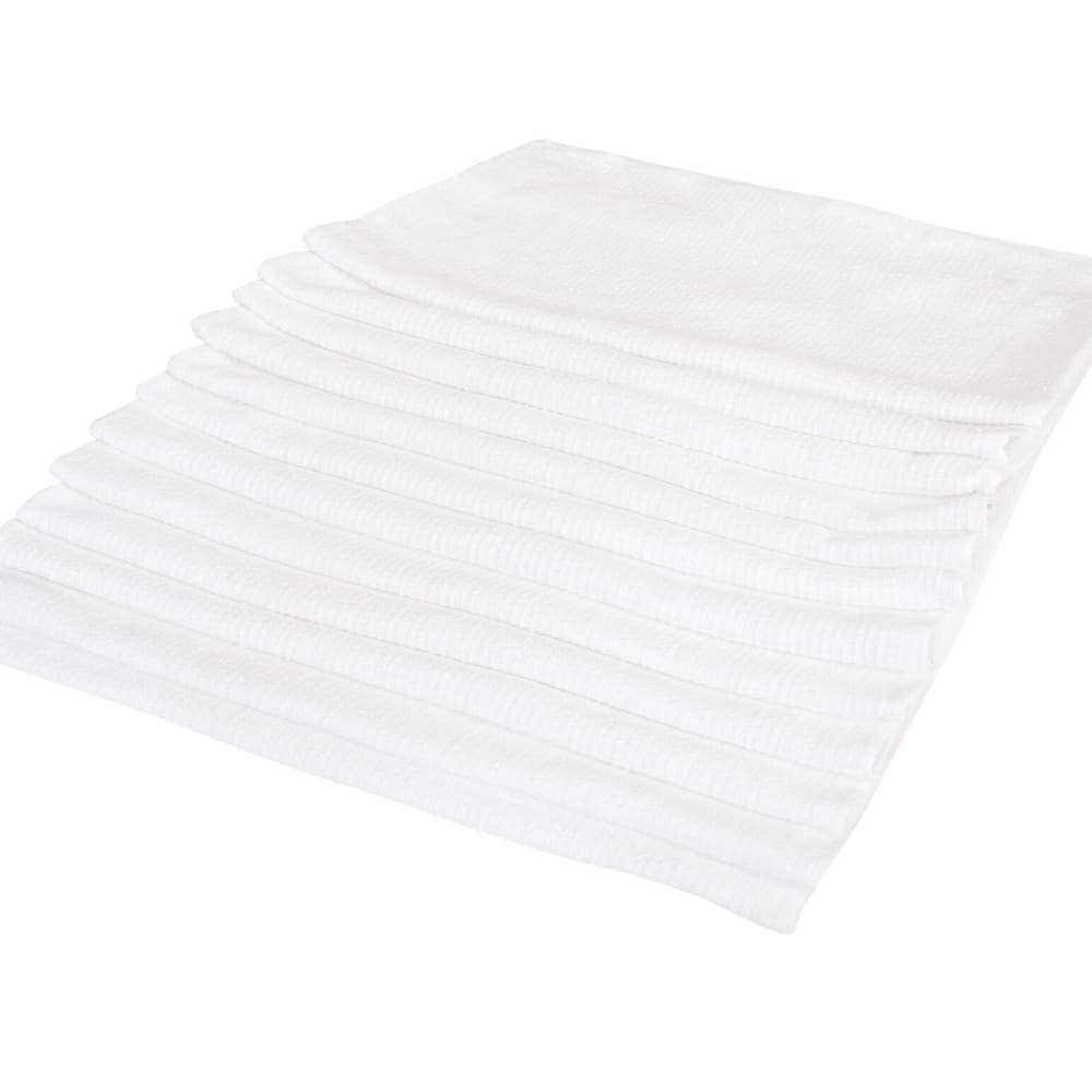 Chef Revival White Ribbed Terry Cloth Bar Towel, 16" x 19" (LBMR-21)