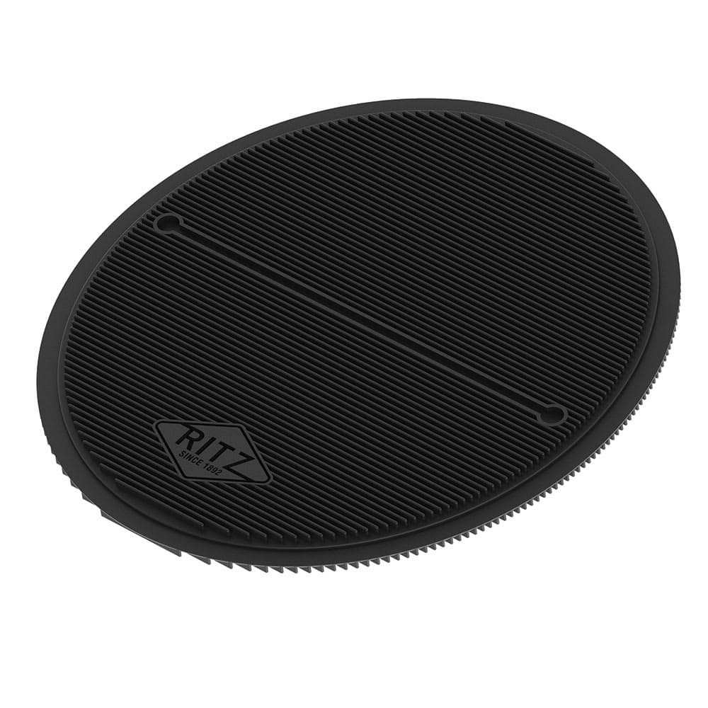 Chef Revival Pot Holder/Trivet - 8" x 9", Silicone, Black (RZS685PHBK8)