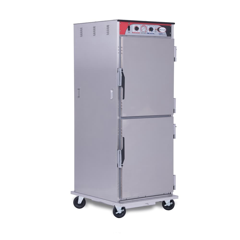 BevLes HCSS74W124 Full Size Insulated Mobile Heated Proofing Cabinet w/ (12) Pan Capacity - 208-230v/1ph