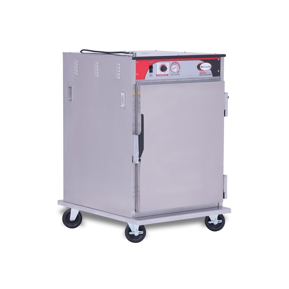 BevLes HTSS44W61-PT 1/2 Size Insulated Pass-thru Mobile Heated Proofing Cabinet w/ (6) Pan Capacity - 120v/1ph