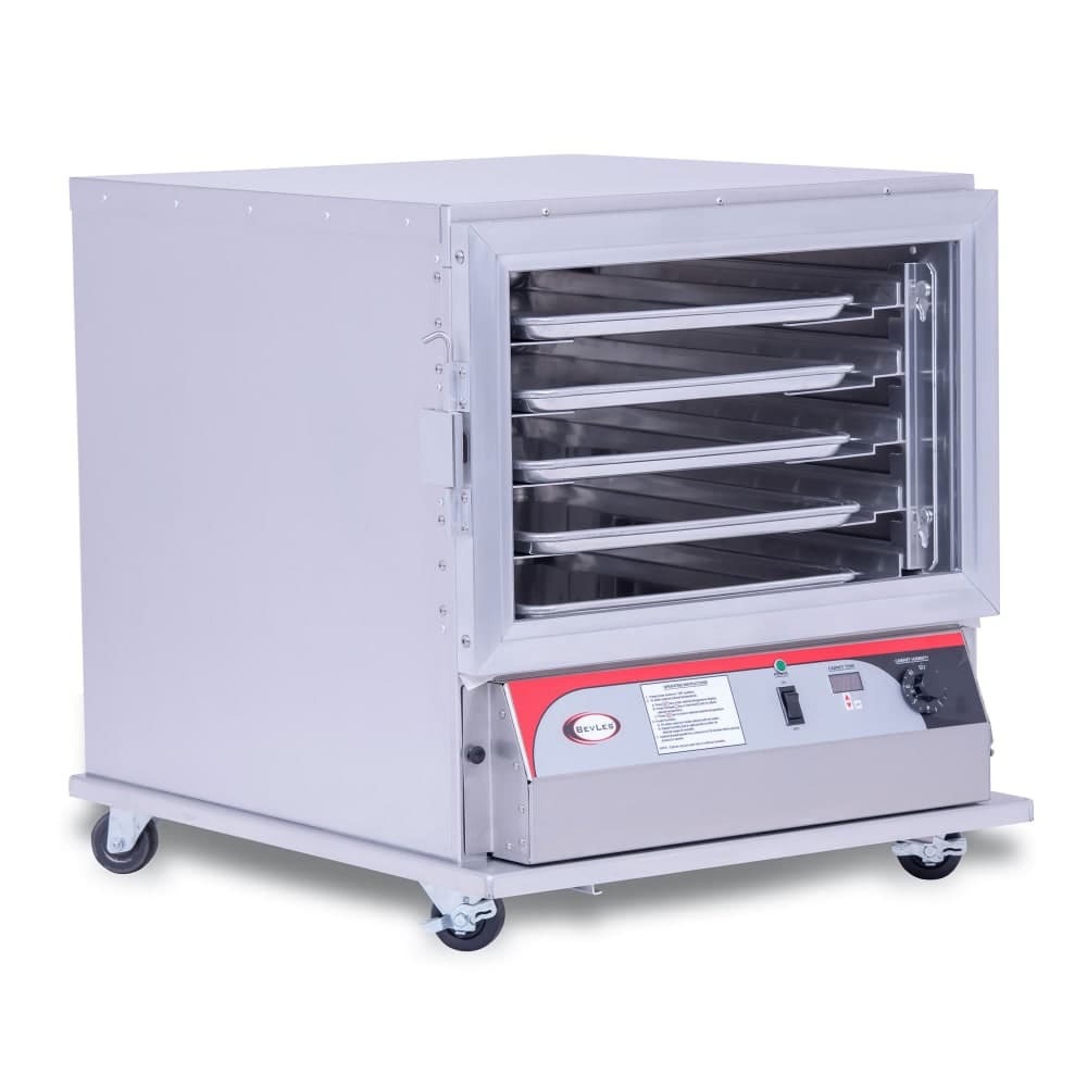 BevLes PHC32-10INS-A-4L1 Undercounter Insulated Mobile Heated Proofing Cabinet w/ (5) Pan Capacity - 208-230v/1ph