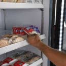 Maxx Cold MXGDM-50RBHC 54" X-Series Two Section Glass Door Merchandiser - (2) Left/Right Hinge Doors, Black, 120v thumbnail 8