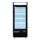Maxx Cold MXM1-12RBHC 25" X-Series One Section Glass Door Merchandiser - (1) Right Hinge Door, Black, 120v thumbnail 2