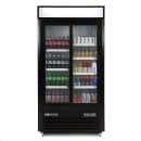 Maxx Cold MXM2-36RSHC 39 1/2" X-Series Two Section Glass Door Merchandiser - (2) Sliding Doors, White, 120v thumbnail 3