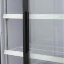 Maxx Cold MXM2-48RSBHC 54" X-Series Two Section Glass Door Merchandiser - (2) Sliding Doors, Black, 120v thumbnail 5