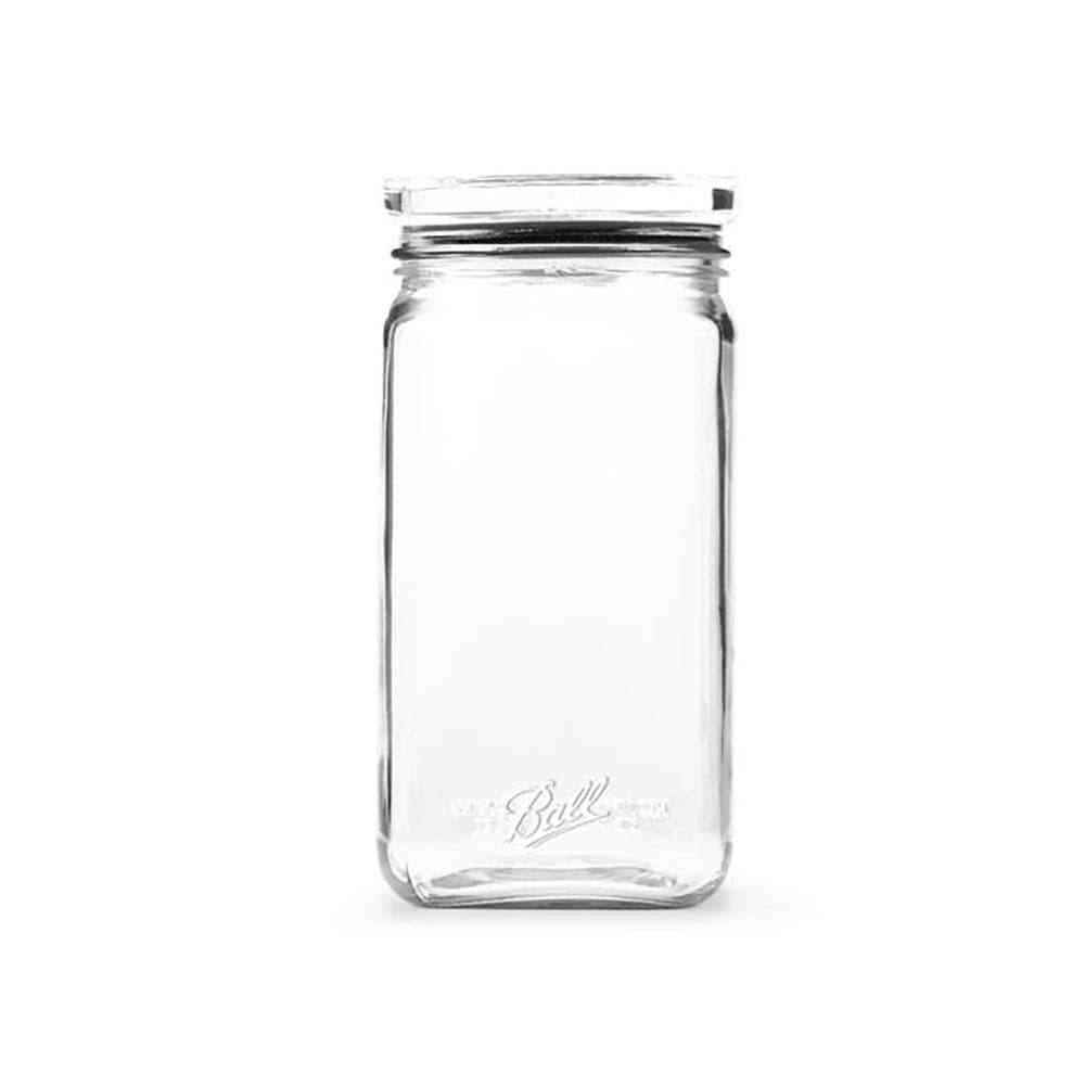 Ball 2133566 79 1/5 oz Plain Storage Jar w/ Lid - Super Wide Mouth