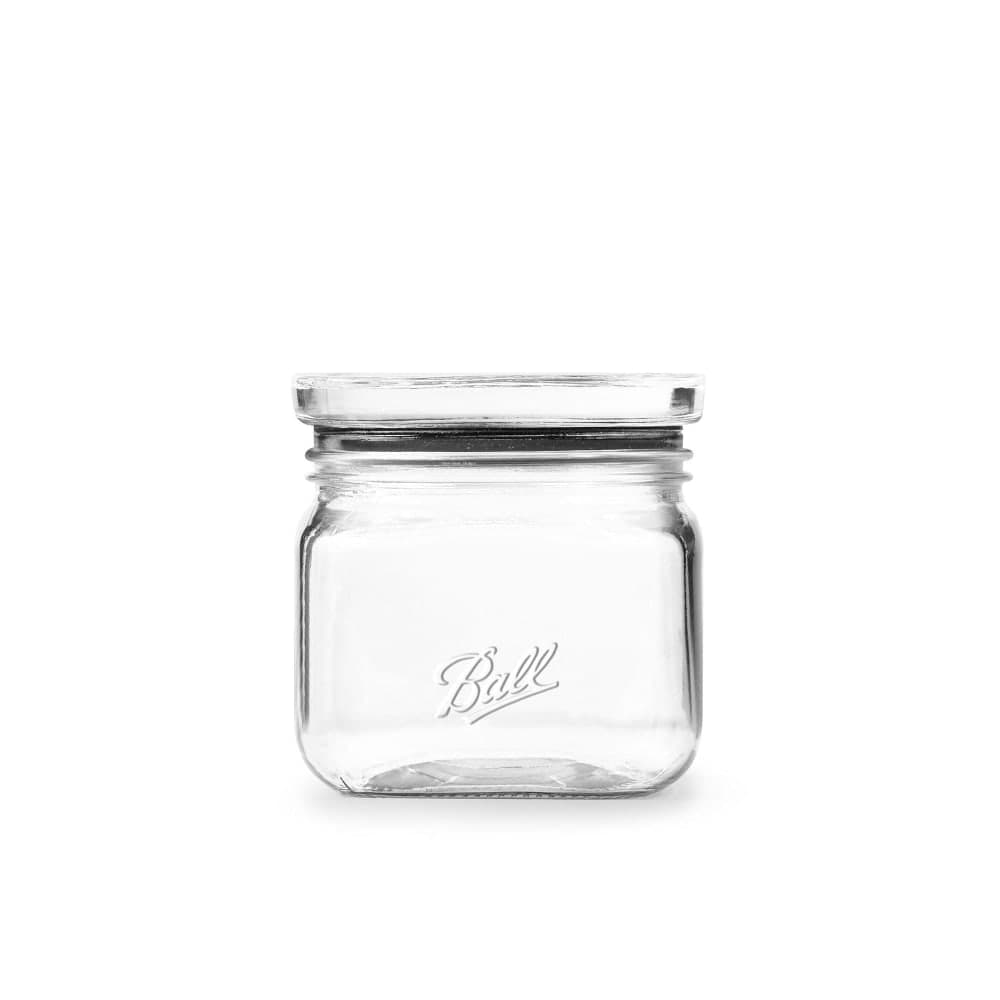 Ball 2133569 32 oz Plain Storage Jar w/ Lid - Super Wide Mouth