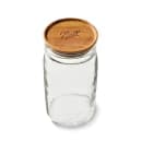 Ball 2141326 Lid for Ball® Wide Mouth Jars - Acacia Wood thumbnail 2