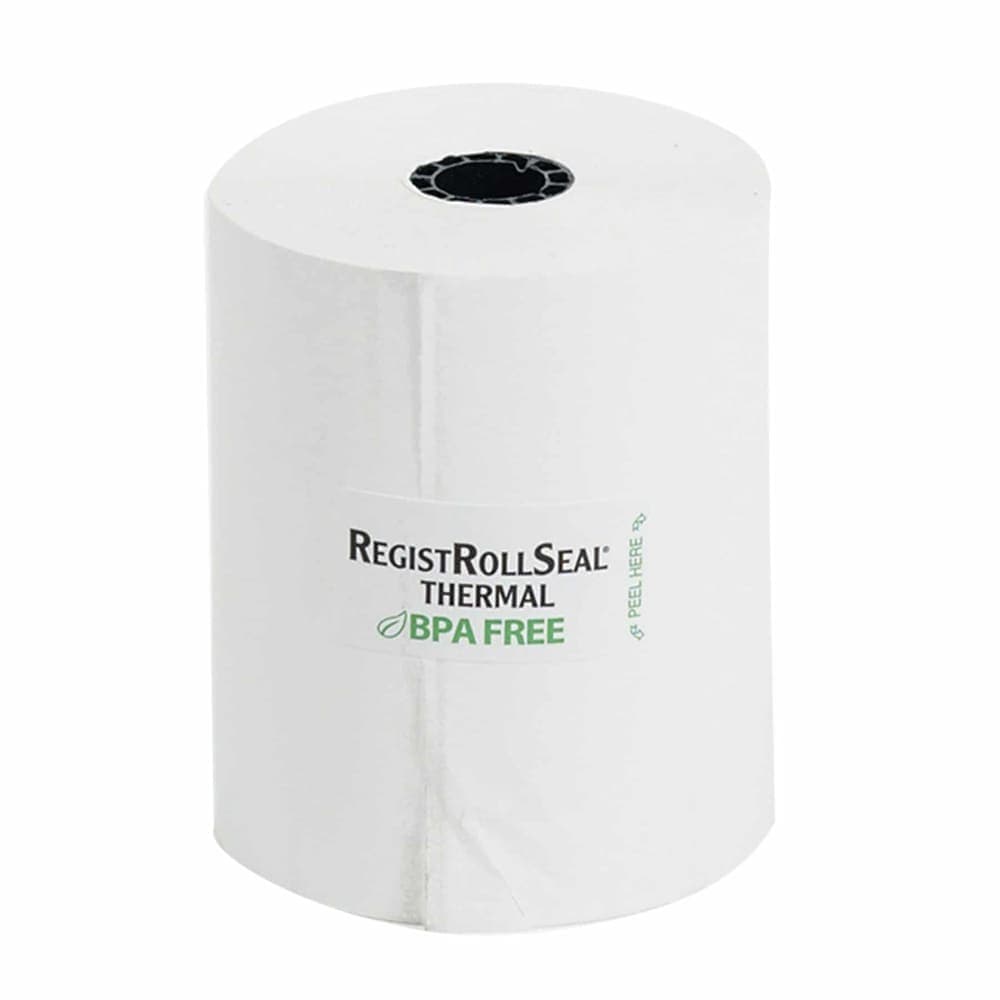 National Checking Company Thermal Register Roll - 3 1/8" x 230', White (7313-230)