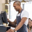 National Checking Company Thermal Register Roll - 2 1/4" x 40', White (7225-40) thumbnail 2