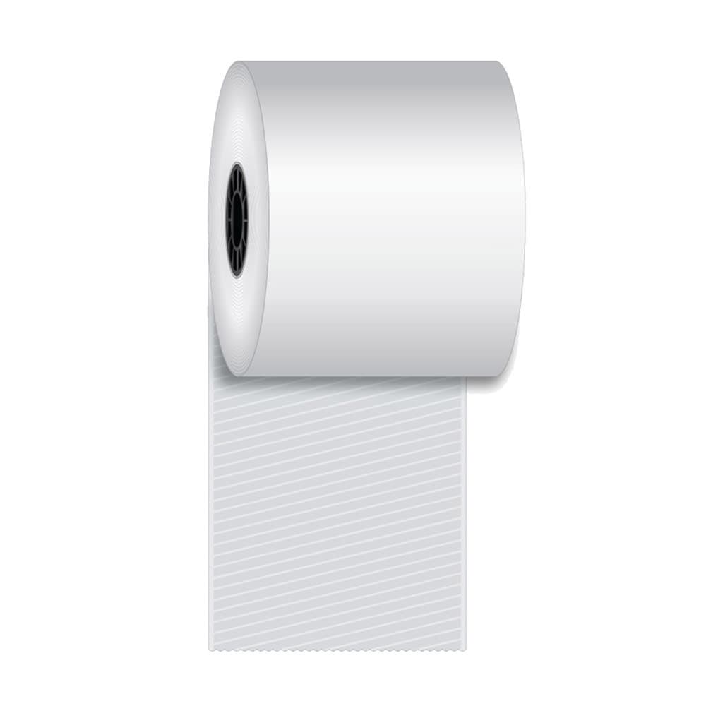 National Checking Company Thermal Register Roll w/ Adhesive - 3 1/8" x 270', White (7313-270AP)