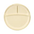 Genera 10 1/4" Round Disposable Plate w/ (3) Compartments - Molded Fiber, Natural (TPA103CB500IN) thumbnail 4