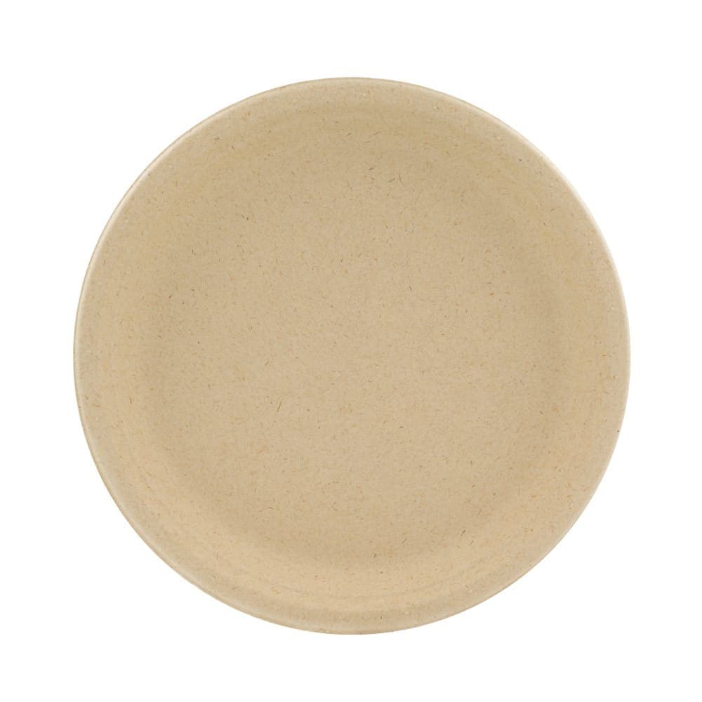 Genera 6" Round Disposable Plate w/ (3) Compartments - Molded Fiber, Natural (TPA600B101IN)