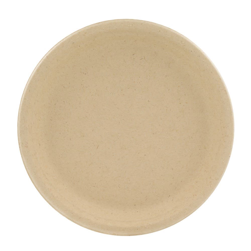 Genera 9" Round Disposable Plate - Molded Fiber, Natural (TPA900B500IN)