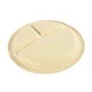 Genera 9" Round Disposable Plate w/ (3) Compartments - Molded Fiber, Natural (TPA903CB500IN) thumbnail 4